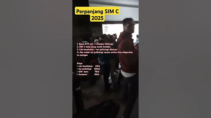 Perpanjang sim c 2025  # Perpanjang SIM C   # SIM keliling