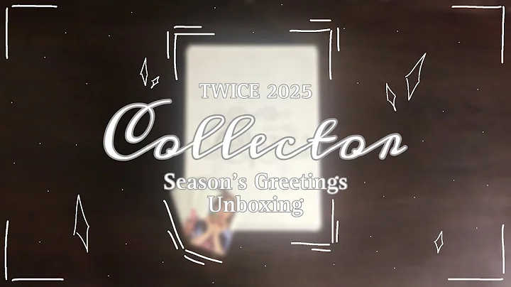 🤍twice 2025 seasons greetings ‘collector’ unboxing