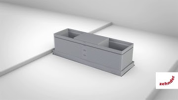 Zehnder comfortable indoor ventilation: Installation and functions Zehnder CLF grille housing