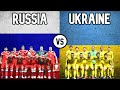 Russia vs Ukraine Football National Teams 2020