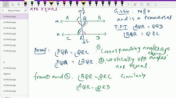 Euclid geometry : - ( Axioms and Theorems of parellal lins and its transversal ) - 5.