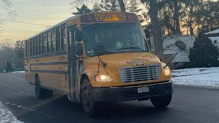 First Student 2019 Thomas C2 School Bus KCKT1078 Passing By (Cummins B6.7)