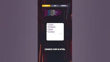 Aprenda a construir esse menu com JavaScript!