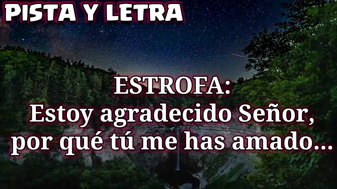 Pista | ESTOY AGRADECIDO | Los Voceros De Cristo | PISTA KARAOKE