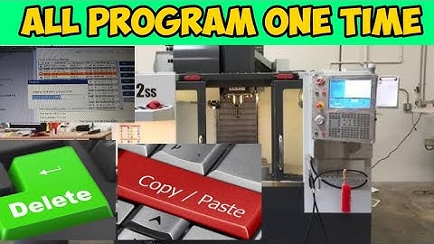 How to Copy & Delete VMC Program at one time? || Ek bar me pura Program copy or Delete kaise kare ?