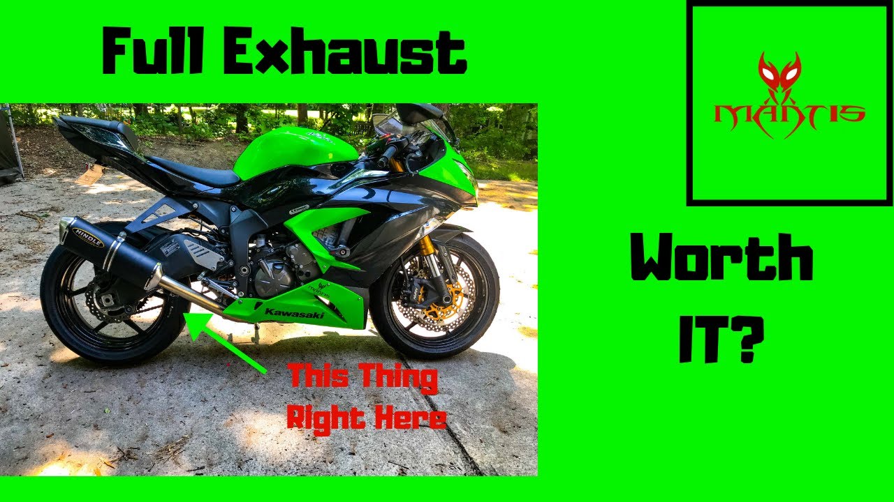 ZX6R Full Exhaust Worth it?(2019) - YouTube