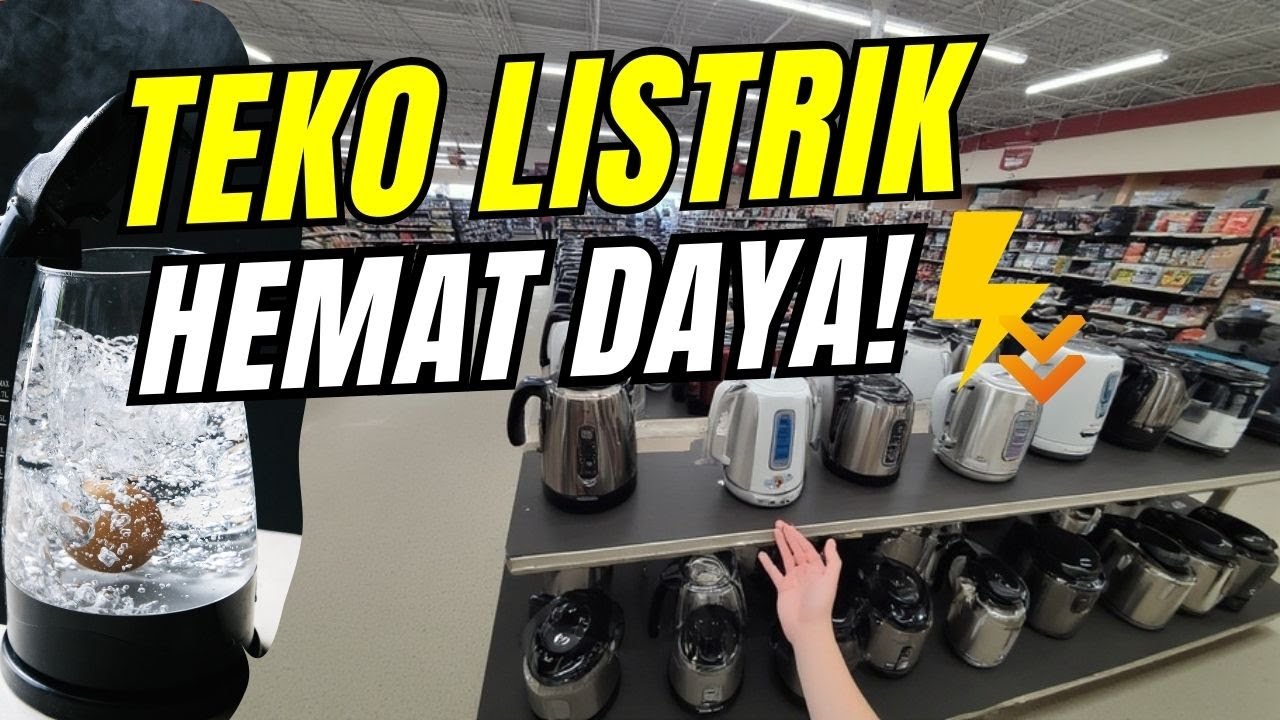 8 Teko Listrik Pemanas Air Hemat Listrik Watt Kecil - YouTube