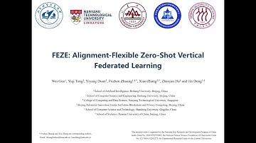 KDD 2025 - FEZE: Alignment-Flexible Zero-Shot Vertical Federated Learning