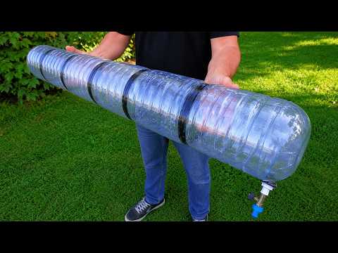 A Genius DIY Idea Using 10 Plastic Bottles!
