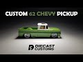 Custom Hot Wheels 62 Chevy Pickup