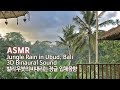 ASMR Jungle Rain 3D Sound in Ubud Bali●비 내리는 정글 입체음향 feat.가믈란 연주 Gamelan Music 발리 우붓