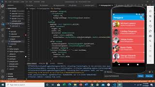 UAS Pemrograman Mobile Tulasi TI17D2 311710548( Memanggil data dari API dengan flutter)