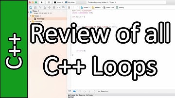 Review of all Loops - C++ Programming Tutorial #20 (PC / Mac 2015)