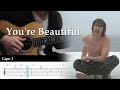 You Re Beautiful James Blunt Fingerstyle Guitar TAB Chords You Re Beautiful James Blunt Fingerstyle Guitar TAB Chords