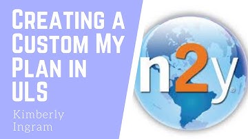 Creating a Custom My Plan in ULS