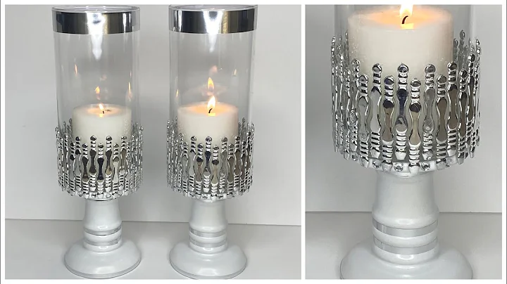 Dollar Tree DIY | Glam Candle Holders | DIY Home Decor