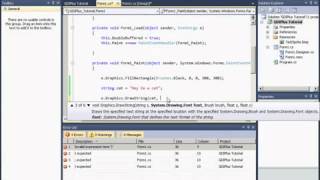 C# GDI+ Graphics Tutorial 4 Drawing Strings
