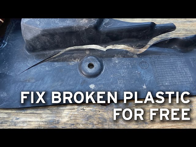 How to use super glue to fix / join broken plastic 
