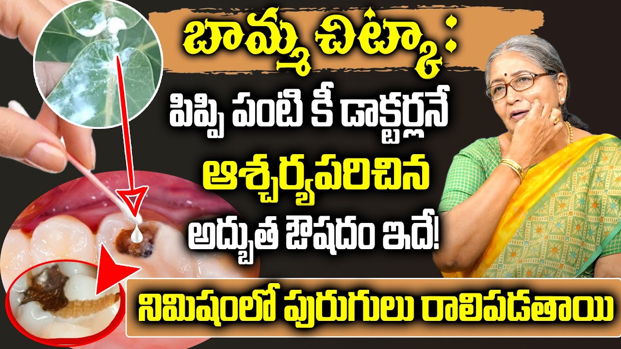 బామ్మ చిట్కా : పిప్పి పంటి కీ డాక్టర్లనే ఆశ్చర్యపరిచినఅద్బుత ఔషదం ఇదే! | To Cure Cavities Naturally