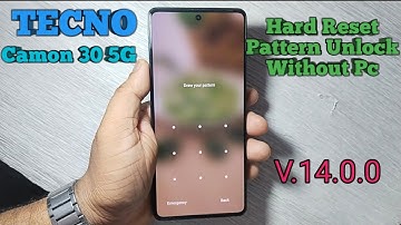Tecno Camon 30 5G (CL7K) Hard Reset & Pattern Lock Remove Solution ! Without Pc.