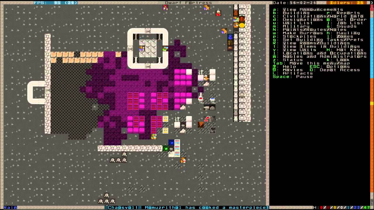 Dwarf Fortress 0.42 Let's Play S3P9 (Inverted Pyramid)