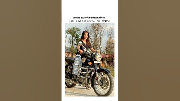 My true love 🐎 #bulletgirl  #bulletlover #bulletridergirl #royalenfield #bullet350 #ytshorts