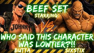 BEEF SET ft. Butta vs SixStix | WHO SAID THIS CHARACTER WAS LOWTIER!! 🎤👀🔥😱