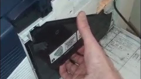 Fix Empty Waste Toner Cartridge Xerox Phaser 6600  Laser Printer (or similar). Easy empty Cartridge!