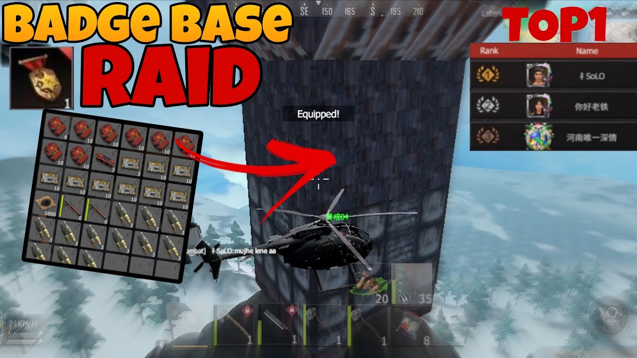 Sky Badge Base Raid Gone Crazy! 💥 Server Wipe | Last Island Of Survival