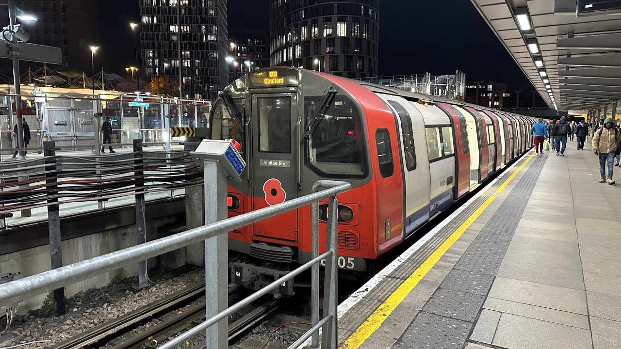 *London Transport Enthusiast* Journey on Jubilee Line 1996 Stock from Canada Water to Stratford EP2