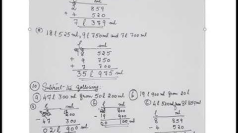 Std 4 Maths L no7 jugs and mugs workbook part3