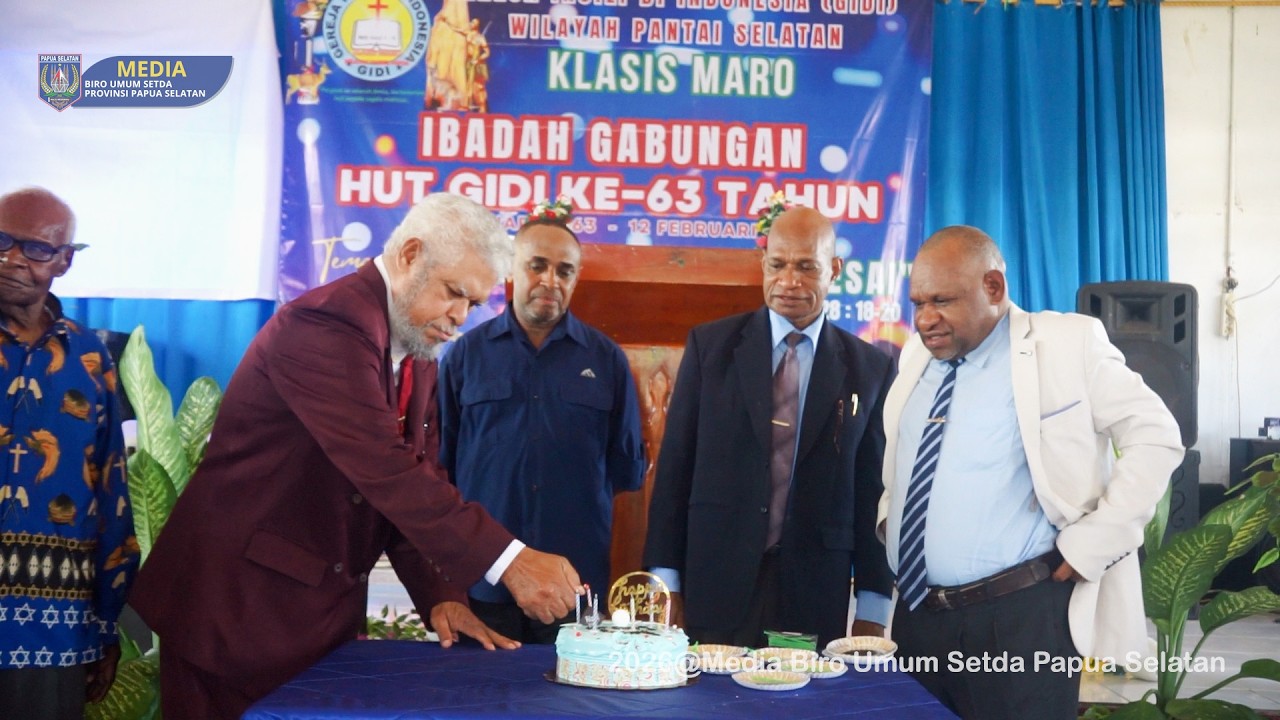 HUT GIDI Ke-63 di Merauke | Ibadah Syukur & Keseruan Lelang Hasil Bumi