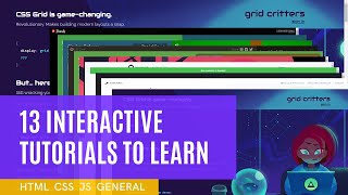 13 Interactive Tutorials to Learn HTML CSS & JavaScript | #shorts #100daysofcode #freeresourses