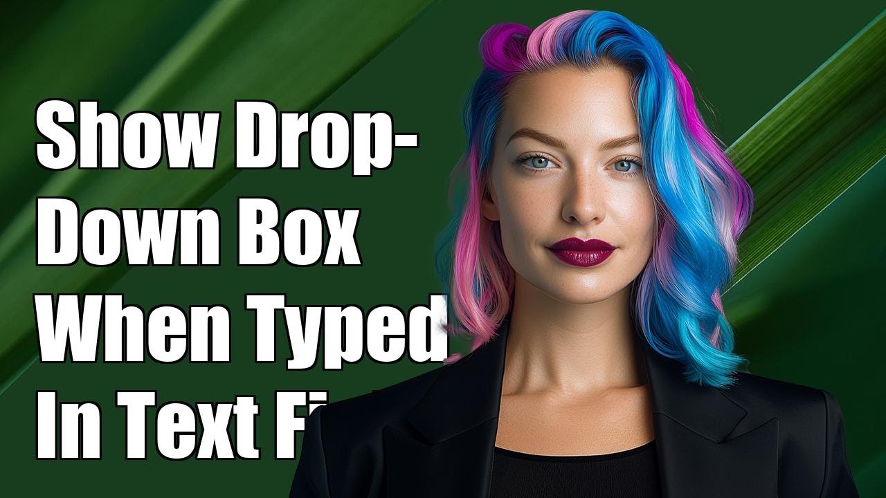 Как отобразить выпадающий список при вводе текста в текстовое поле?