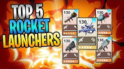 FORTNITE - Top 5 Best Rocket Launchers In Save The World