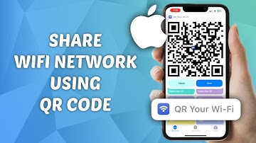 How to Share WiFi Network Using QR Code on iPhone