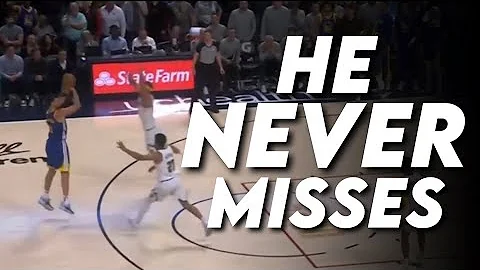 Klay Thompson loves catch and shoot 3s…