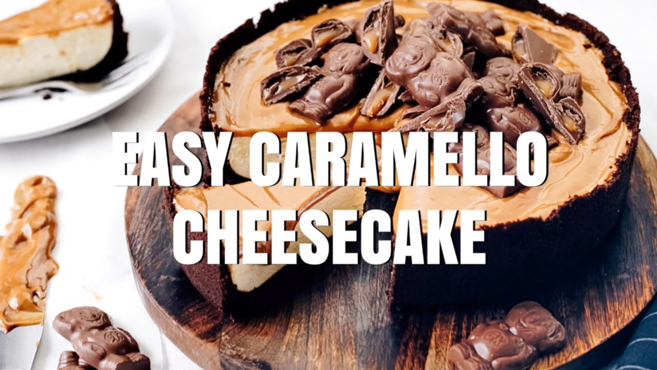 How to make an easy Aussie Caramello Koala cake cheesecake Australia