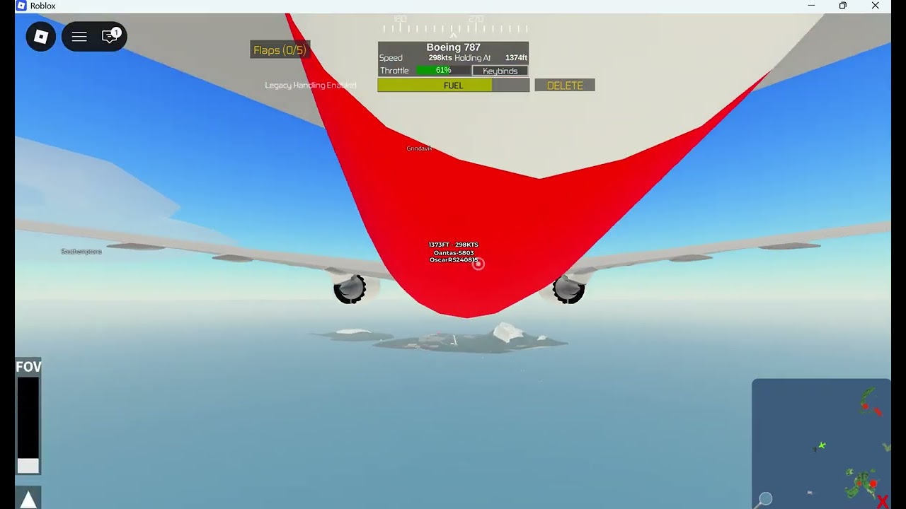 Flying B787 From Perth to Greater rockford in PTFS