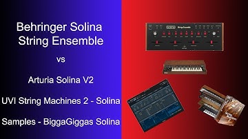 Behringer Solina vs Solina software clones