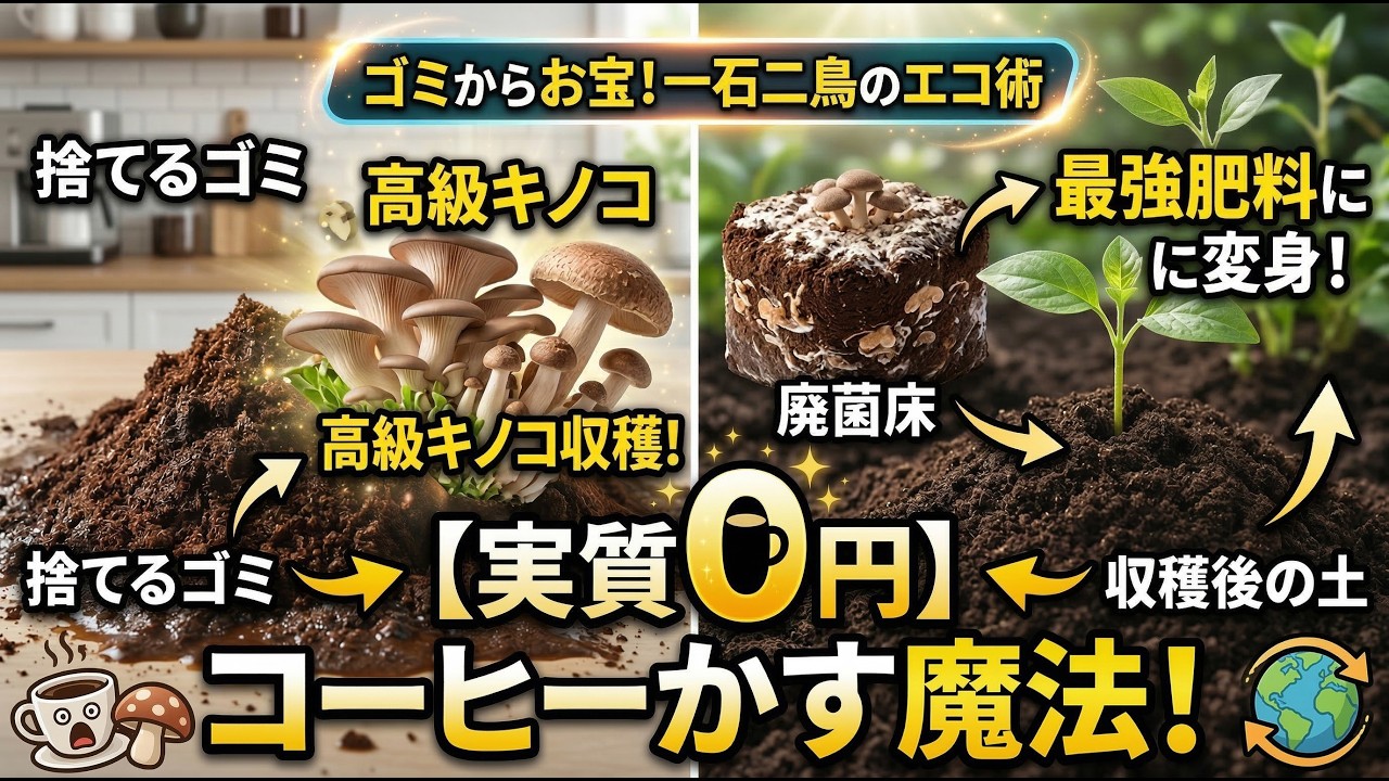 Essentially Free] A magical trick to turn discarded coffee grounds