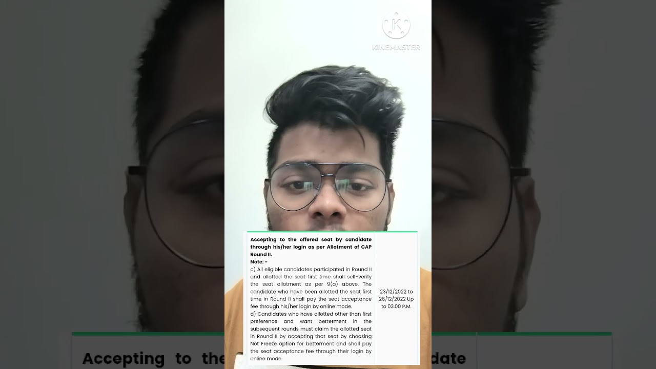 B-PHARMACY CAP ROUND 2 SELF VERIFICATION BETTERMENT ALL UPDATE FOR STUDENTS ❤️