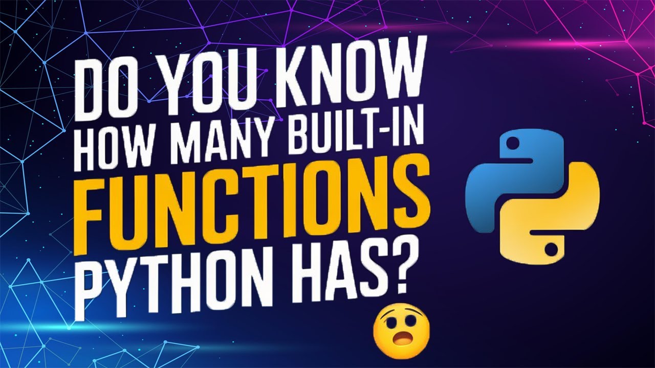 Access to all BUILT-IN Functions in Python - YouTube