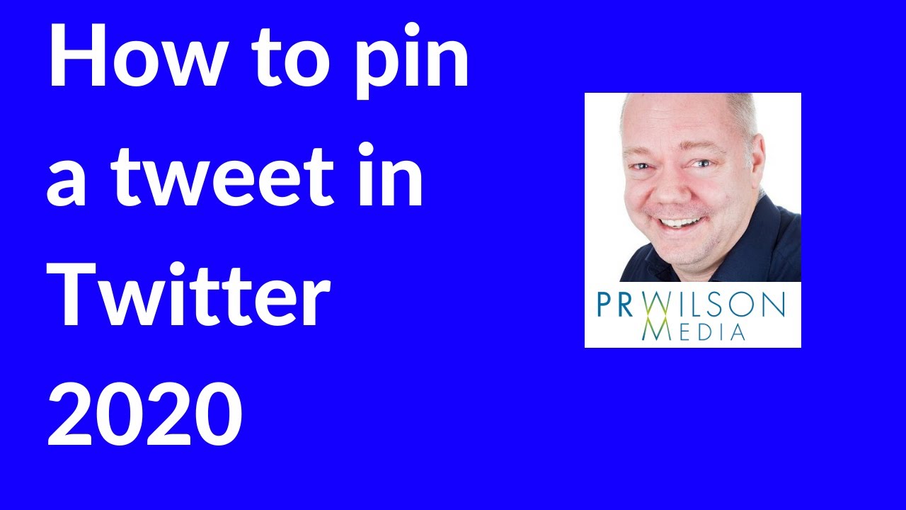 How to pin a tweet in Twitter 2020