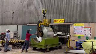 Double Girder Overhead Crane 15 Ton for Steel Coil Handling in Steel Mill Bangladesh, European Style