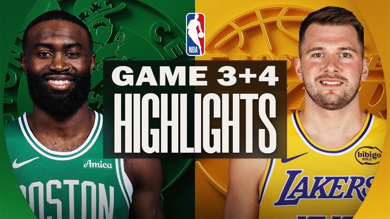 Los Angeles Lakers vs Boston Celtics  Game 3+4 Highlights - February 22,2026 | NBA