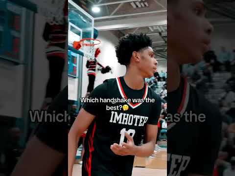 Which handshake was the best … 👋 #basketball #question #viralvideo