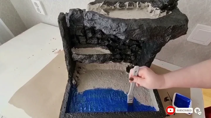 Beautiful home made waterfall fountain, very light weight and small