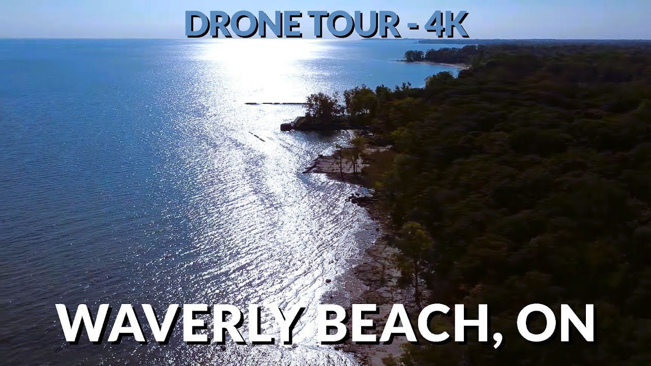 🌊 Waverly Beach in 4K 🎥 | Drone Views of Fort Erie, Ontario 🇨🇦