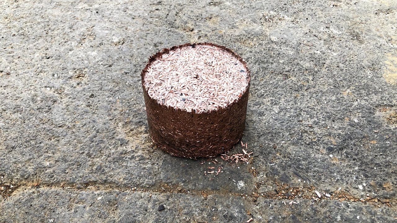 Waste Brass Chip Block Making Machine